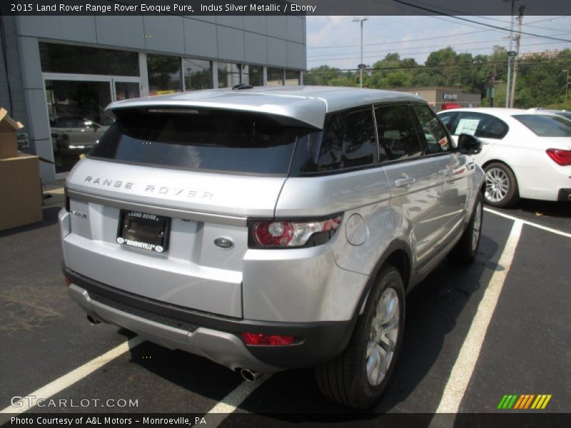 Indus Silver Metallic / Ebony 2015 Land Rover Range Rover Evoque Pure
