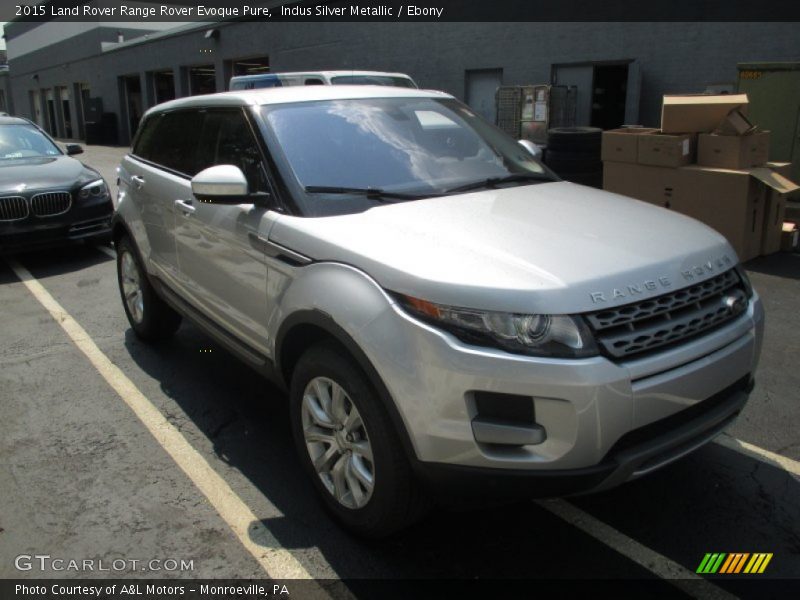 Indus Silver Metallic / Ebony 2015 Land Rover Range Rover Evoque Pure