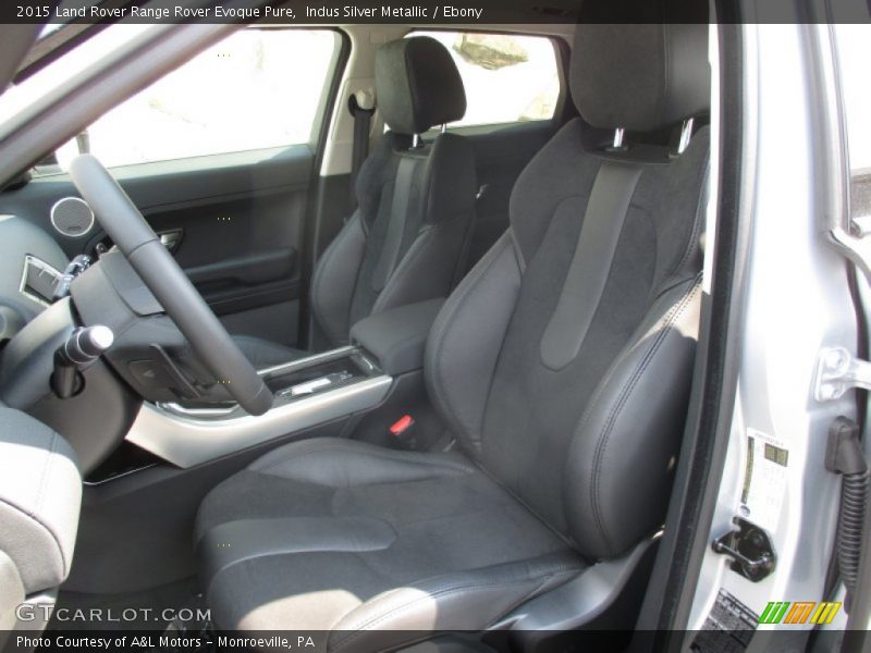Indus Silver Metallic / Ebony 2015 Land Rover Range Rover Evoque Pure