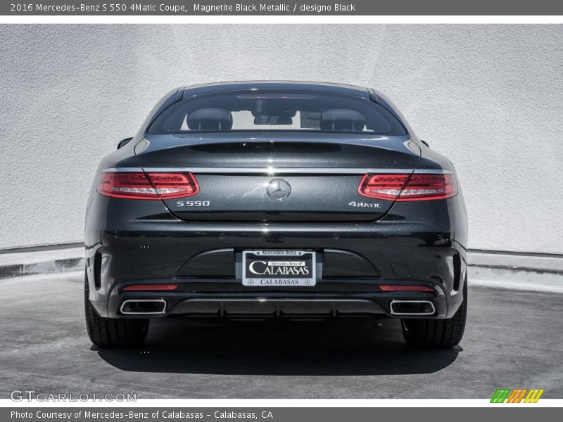 Magnetite Black Metallic / designo Black 2016 Mercedes-Benz S 550 4Matic Coupe