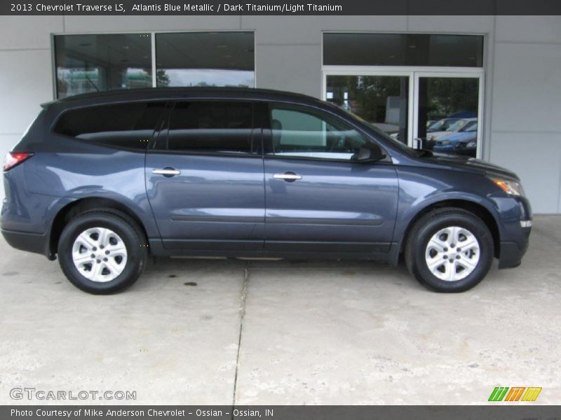 Atlantis Blue Metallic / Dark Titanium/Light Titanium 2013 Chevrolet Traverse LS