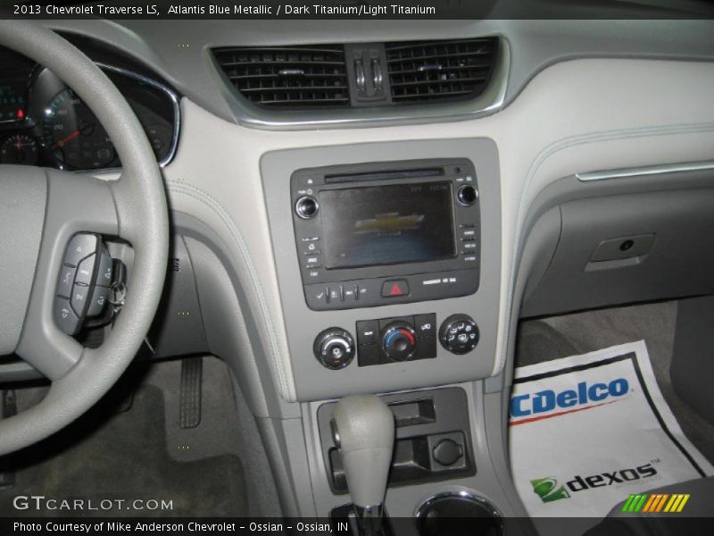 Atlantis Blue Metallic / Dark Titanium/Light Titanium 2013 Chevrolet Traverse LS