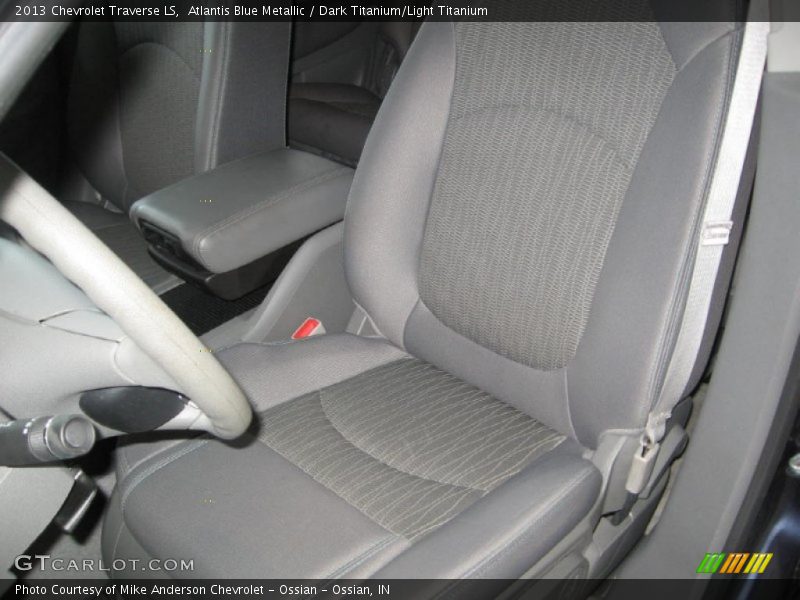 Atlantis Blue Metallic / Dark Titanium/Light Titanium 2013 Chevrolet Traverse LS