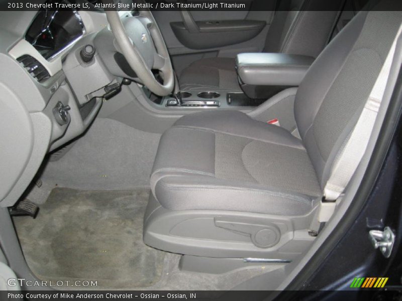 Atlantis Blue Metallic / Dark Titanium/Light Titanium 2013 Chevrolet Traverse LS