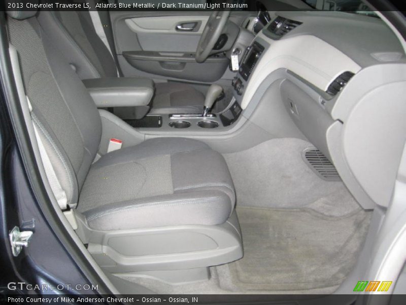 Atlantis Blue Metallic / Dark Titanium/Light Titanium 2013 Chevrolet Traverse LS
