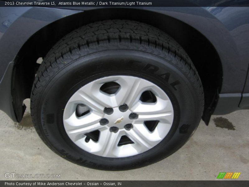 Atlantis Blue Metallic / Dark Titanium/Light Titanium 2013 Chevrolet Traverse LS