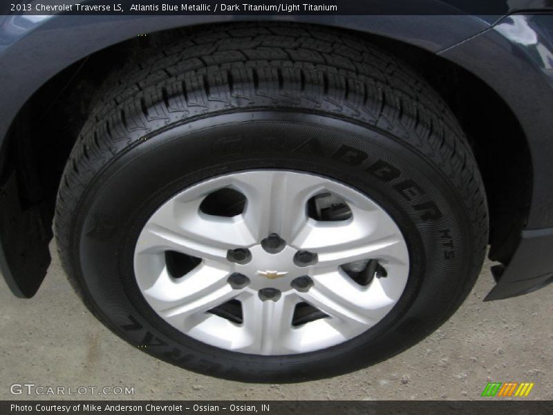 Atlantis Blue Metallic / Dark Titanium/Light Titanium 2013 Chevrolet Traverse LS