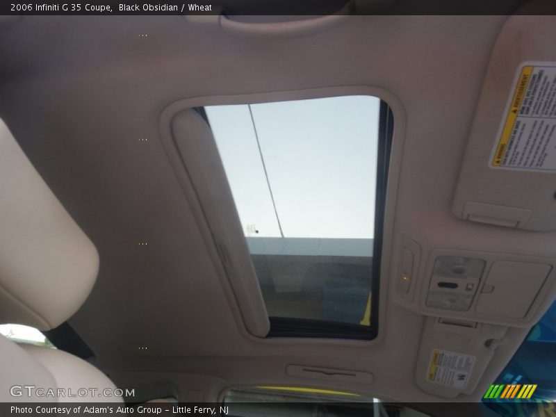 Black Obsidian / Wheat 2006 Infiniti G 35 Coupe