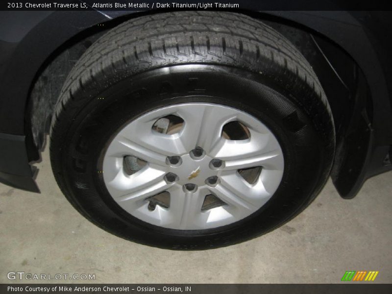 Atlantis Blue Metallic / Dark Titanium/Light Titanium 2013 Chevrolet Traverse LS