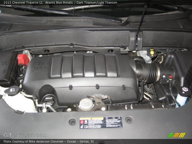 Atlantis Blue Metallic / Dark Titanium/Light Titanium 2013 Chevrolet Traverse LS