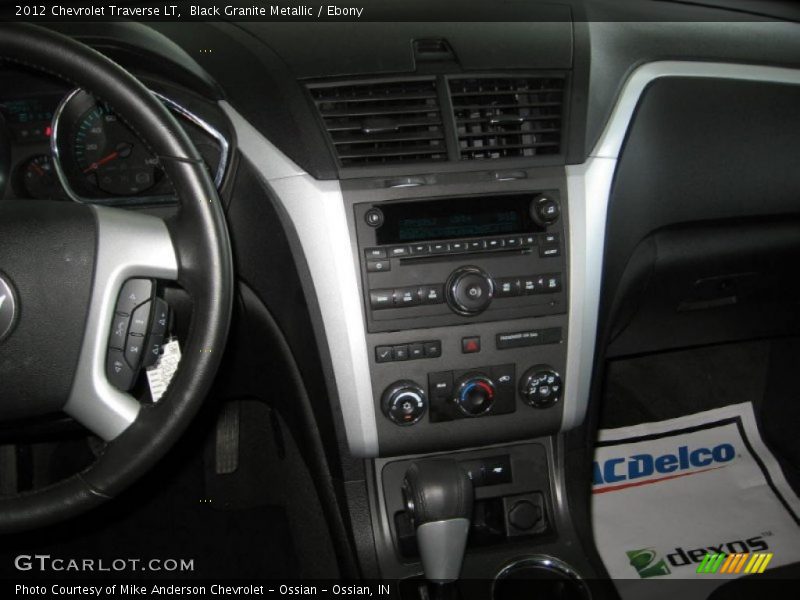 Black Granite Metallic / Ebony 2012 Chevrolet Traverse LT