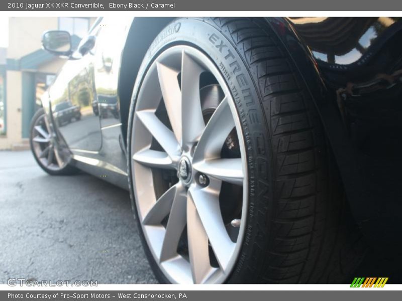 Ebony Black / Caramel 2010 Jaguar XK XKR Convertible