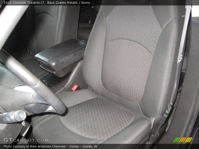 Black Granite Metallic / Ebony 2012 Chevrolet Traverse LT