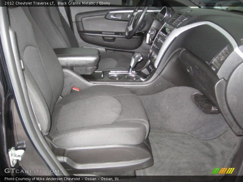 Black Granite Metallic / Ebony 2012 Chevrolet Traverse LT