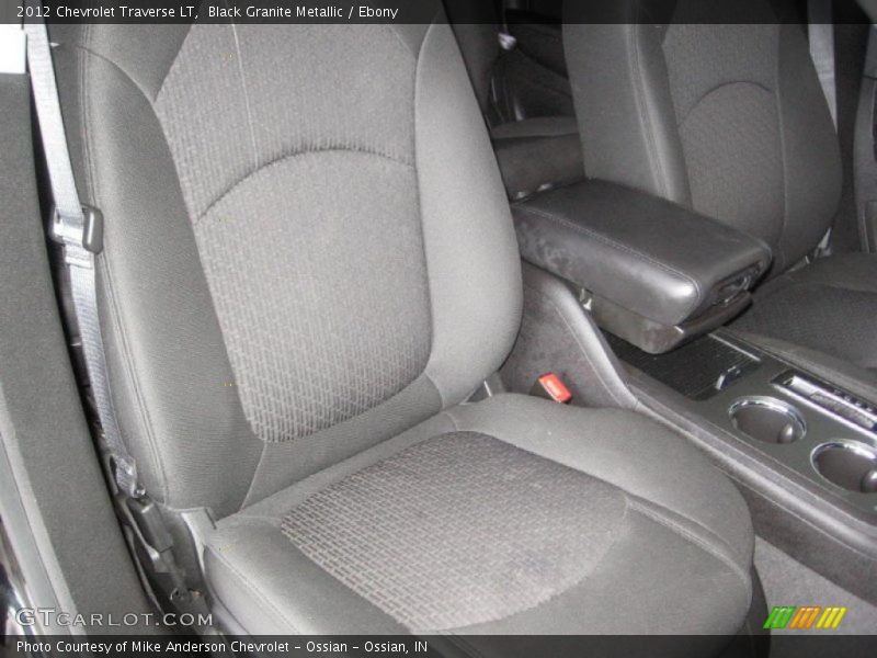 Black Granite Metallic / Ebony 2012 Chevrolet Traverse LT