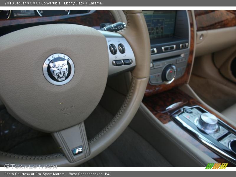 Ebony Black / Caramel 2010 Jaguar XK XKR Convertible
