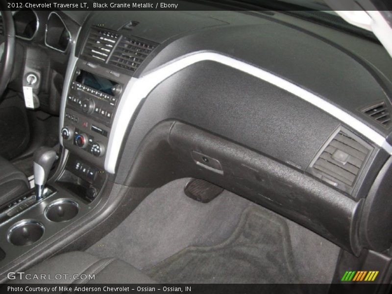 Black Granite Metallic / Ebony 2012 Chevrolet Traverse LT