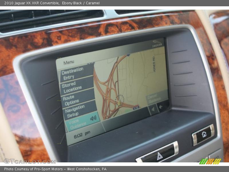 Ebony Black / Caramel 2010 Jaguar XK XKR Convertible
