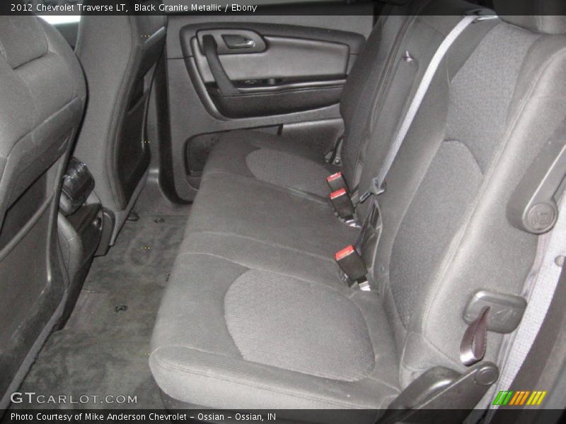 Black Granite Metallic / Ebony 2012 Chevrolet Traverse LT