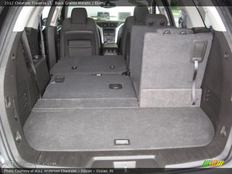 Black Granite Metallic / Ebony 2012 Chevrolet Traverse LT