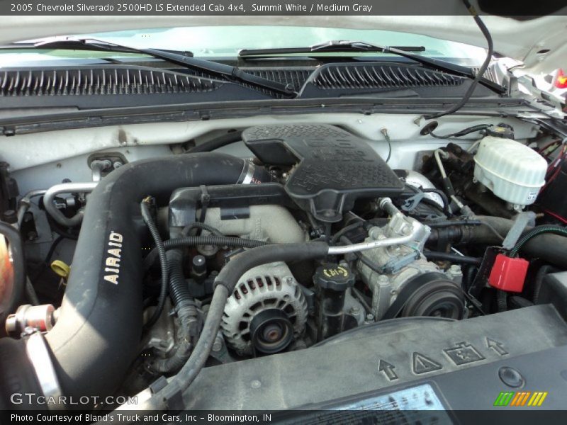 Summit White / Medium Gray 2005 Chevrolet Silverado 2500HD LS Extended Cab 4x4