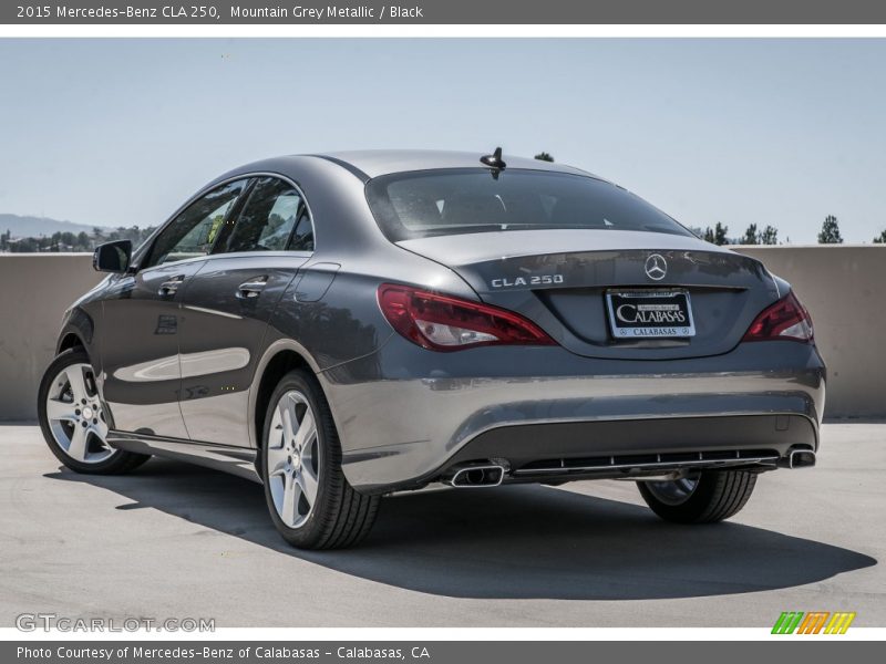 Mountain Grey Metallic / Black 2015 Mercedes-Benz CLA 250