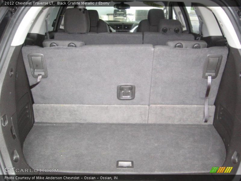 Black Granite Metallic / Ebony 2012 Chevrolet Traverse LT