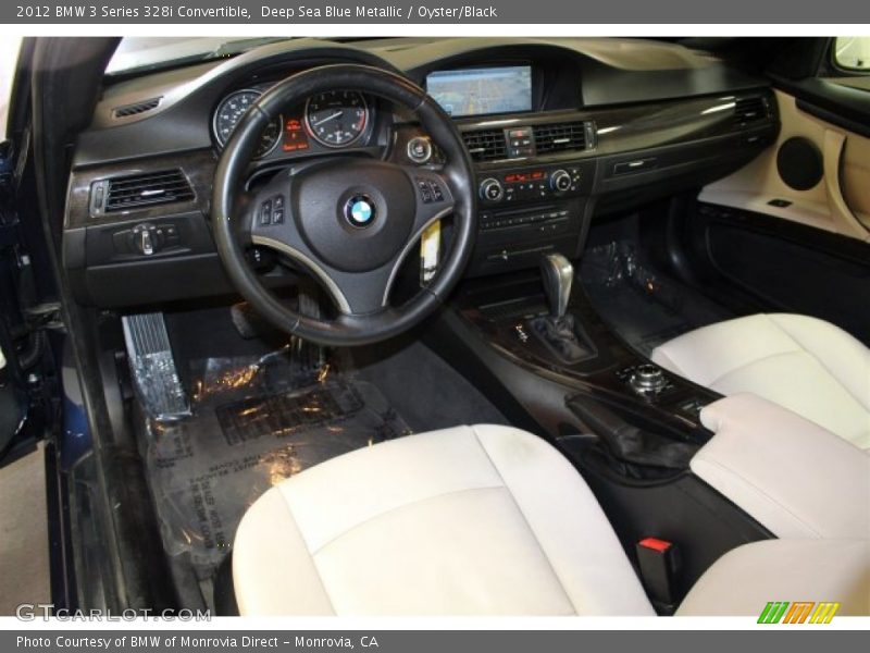 Deep Sea Blue Metallic / Oyster/Black 2012 BMW 3 Series 328i Convertible
