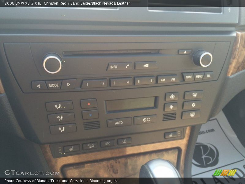 Crimson Red / Sand Beige/Black Nevada Leather 2008 BMW X3 3.0si