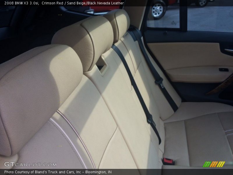 Crimson Red / Sand Beige/Black Nevada Leather 2008 BMW X3 3.0si