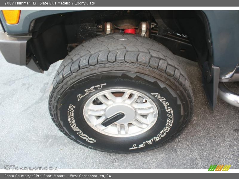 Slate Blue Metallic / Ebony Black 2007 Hummer H3