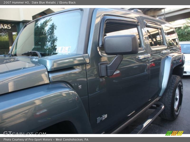 Slate Blue Metallic / Ebony Black 2007 Hummer H3