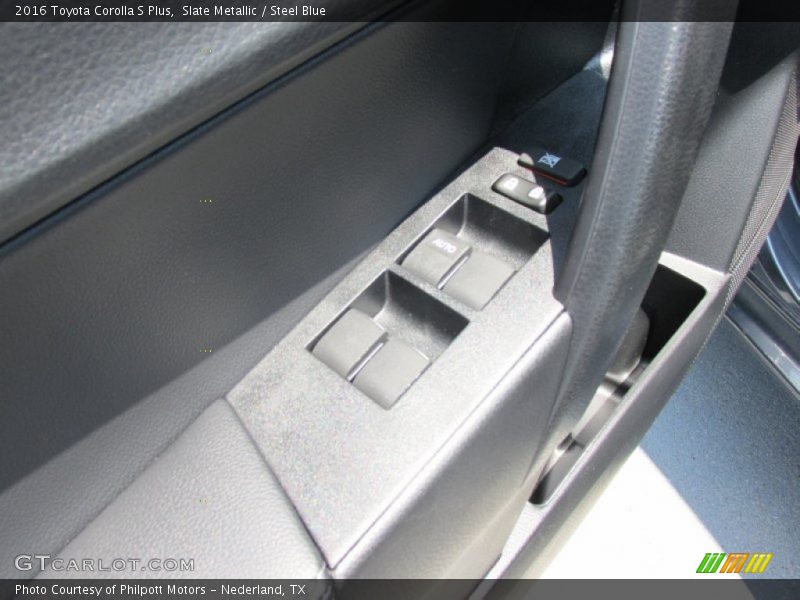 Slate Metallic / Steel Blue 2016 Toyota Corolla S Plus