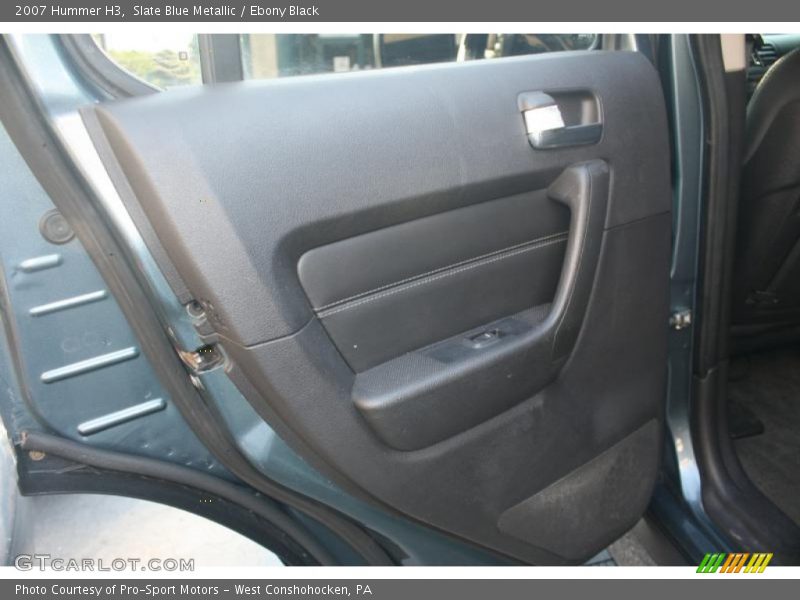 Slate Blue Metallic / Ebony Black 2007 Hummer H3