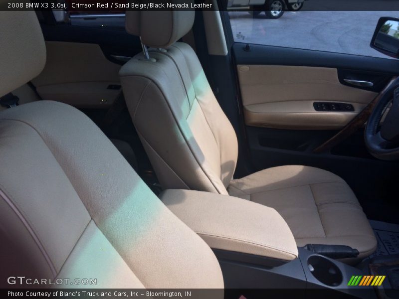 Crimson Red / Sand Beige/Black Nevada Leather 2008 BMW X3 3.0si
