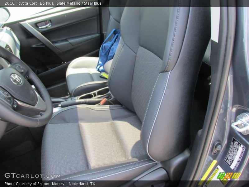  2016 Corolla S Plus Steel Blue Interior