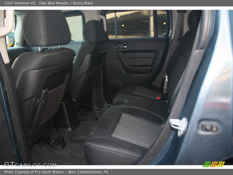 Slate Blue Metallic / Ebony Black 2007 Hummer H3
