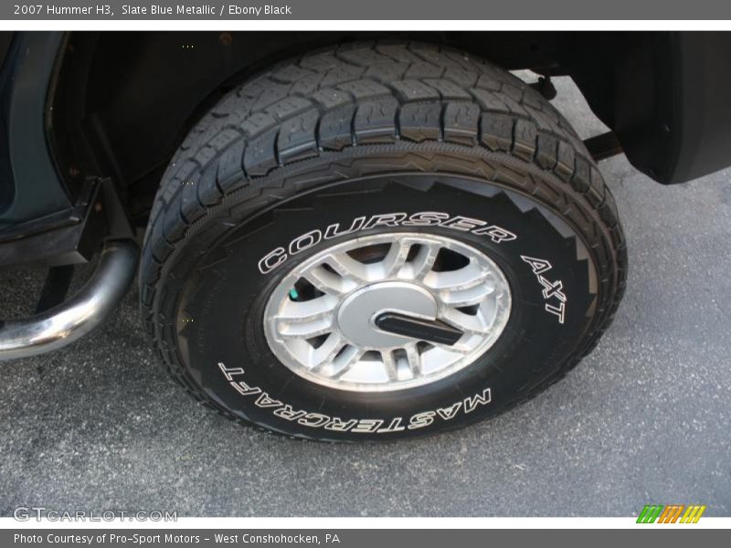 Slate Blue Metallic / Ebony Black 2007 Hummer H3