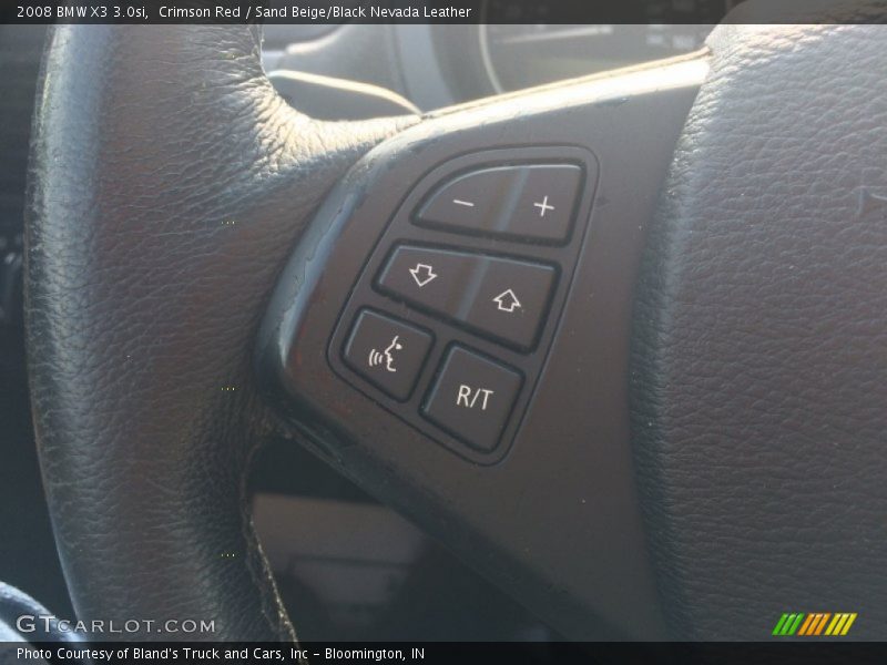 Crimson Red / Sand Beige/Black Nevada Leather 2008 BMW X3 3.0si