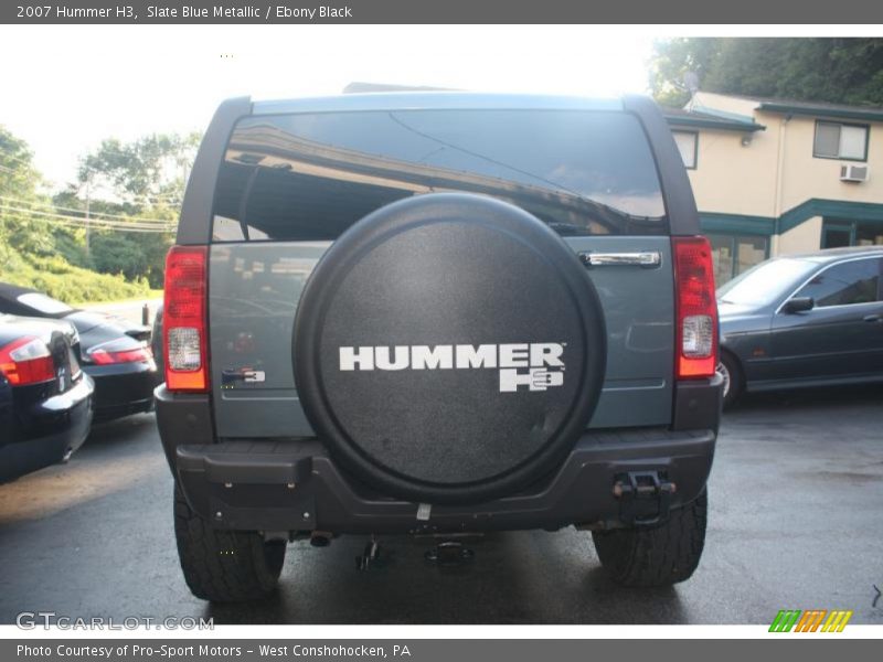 Slate Blue Metallic / Ebony Black 2007 Hummer H3