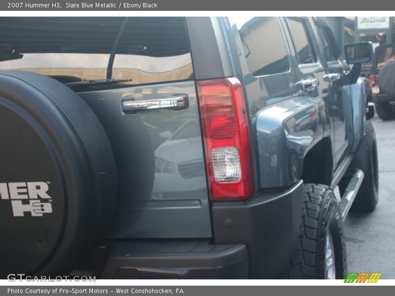 Slate Blue Metallic / Ebony Black 2007 Hummer H3