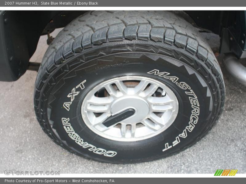Slate Blue Metallic / Ebony Black 2007 Hummer H3