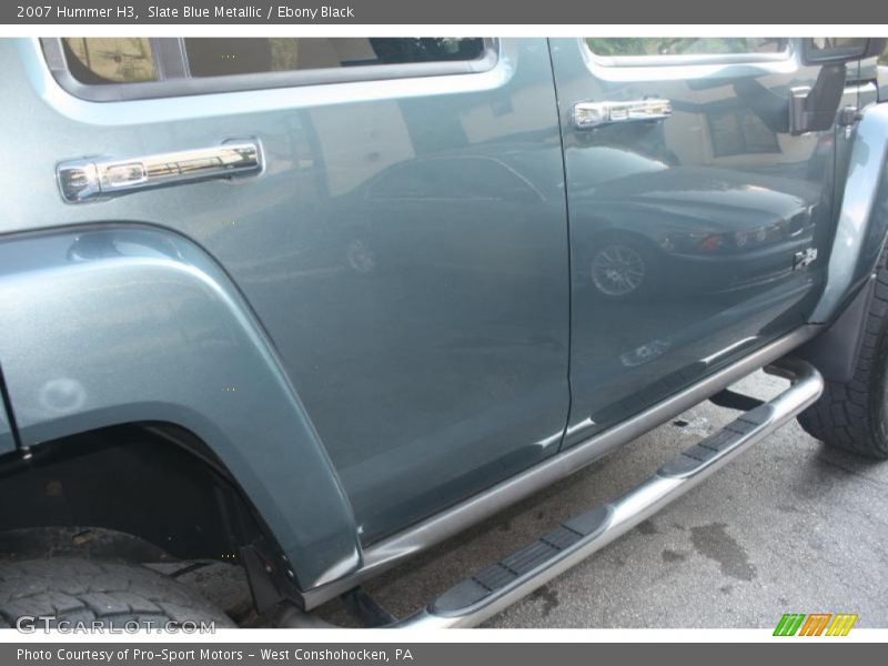Slate Blue Metallic / Ebony Black 2007 Hummer H3