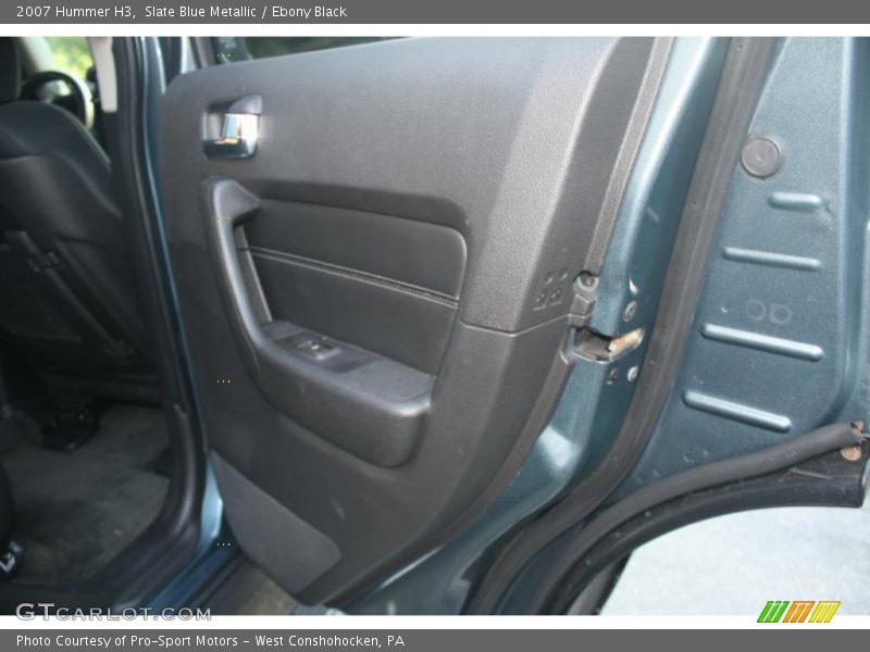 Slate Blue Metallic / Ebony Black 2007 Hummer H3