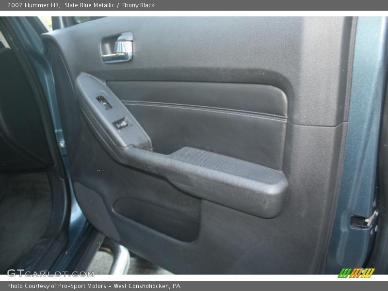 Slate Blue Metallic / Ebony Black 2007 Hummer H3