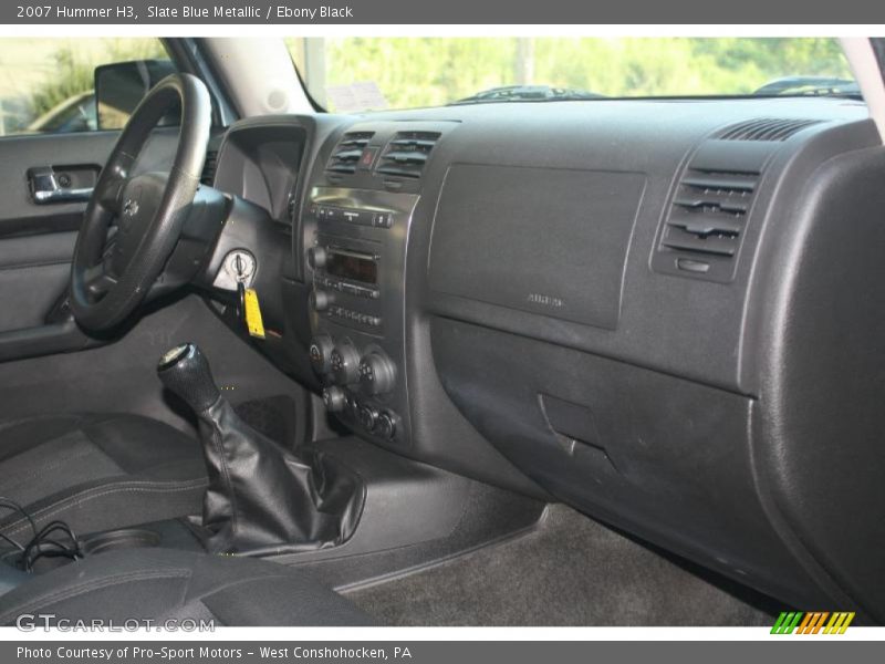 Slate Blue Metallic / Ebony Black 2007 Hummer H3