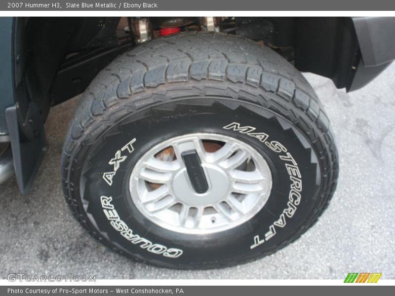 Slate Blue Metallic / Ebony Black 2007 Hummer H3