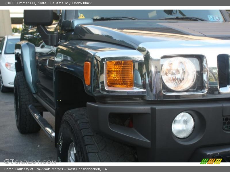 Slate Blue Metallic / Ebony Black 2007 Hummer H3