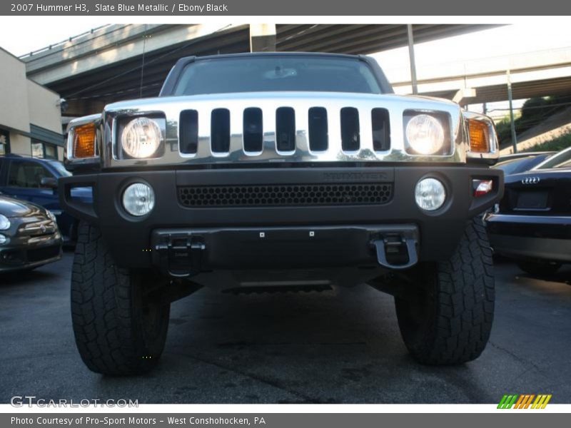 Slate Blue Metallic / Ebony Black 2007 Hummer H3