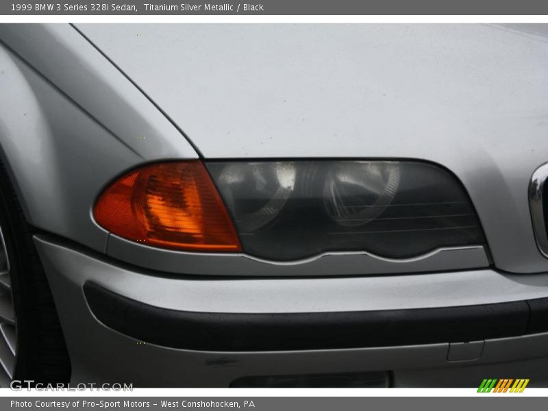 Titanium Silver Metallic / Black 1999 BMW 3 Series 328i Sedan